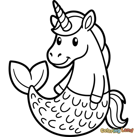 Karakter Unicorn Putri Duyung