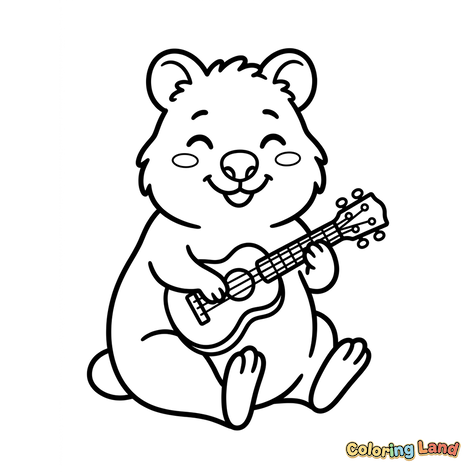 Oso Musical con Guitarra