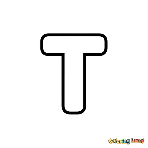 Uppercase Letter T
