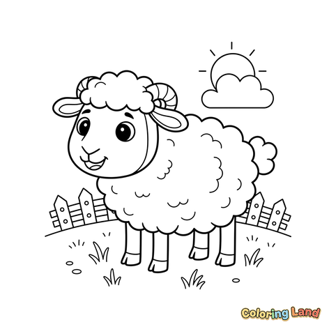 Blij Schaap in het Veld