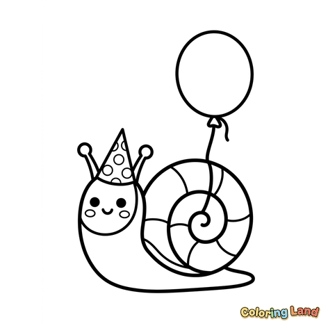 Birthday Party Snail