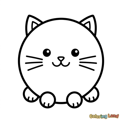 Adorable Gatito Redondo