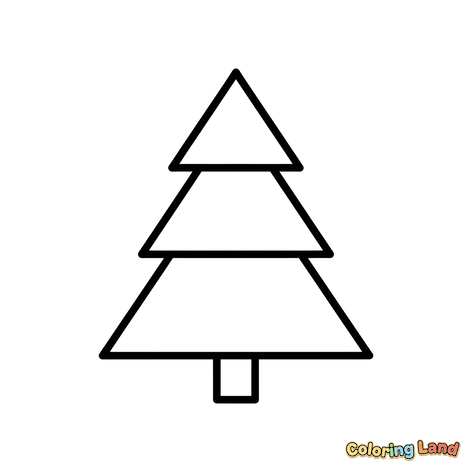 Semplice Albero Sempreverde