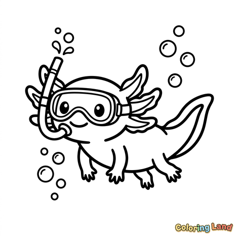 Diving Axolotl Adventure