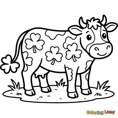 Vache Tachetée de Trèfles