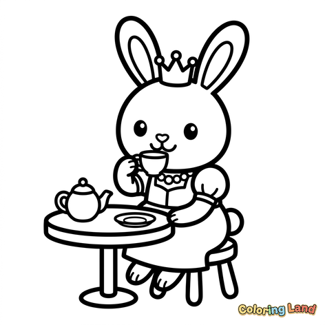 Royal Bunny Tea Party