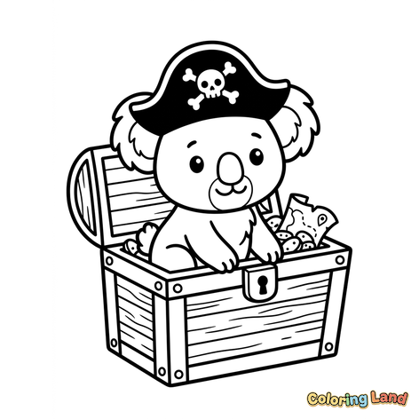 Piratkoala i Skattkista