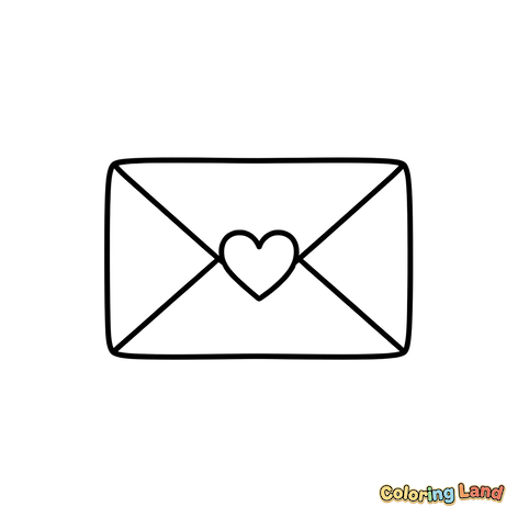 Envelope de Carta de Amor