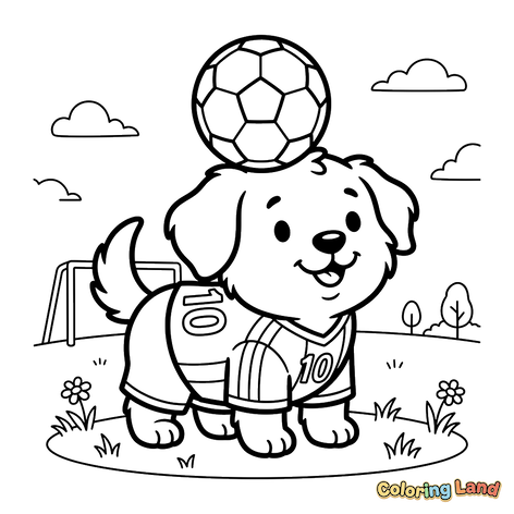 Anjing Kecil Juara Sepak Bola