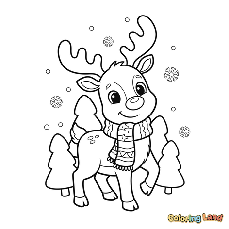 Lief Rendier Wintersjaal