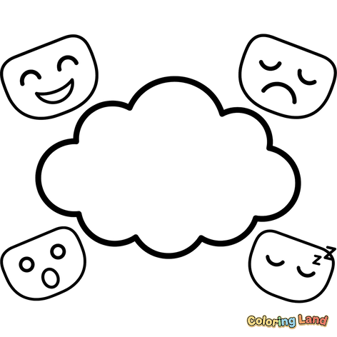 Emotionele Gezichtjes en een Wolk