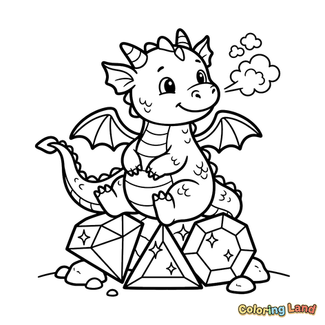 El Bebé Dragón y su Tesoro