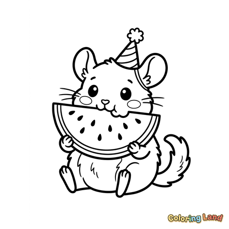Partyhamster med Vattenmelon