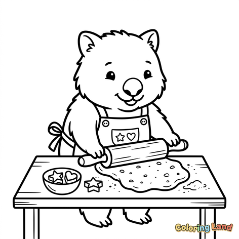 Wombat Coacând Biscuiți
