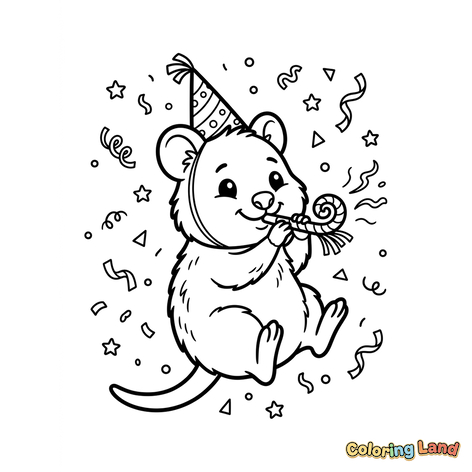 Partymaus-Feier