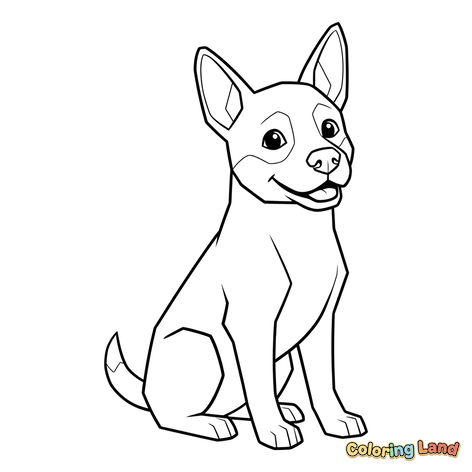 Chiot Amical Qui Attend