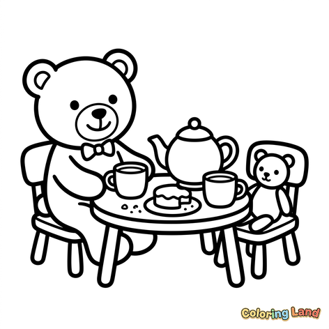 Theepartijtje van de Teddybeer