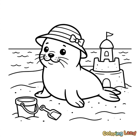 Cute Seal at the Beach