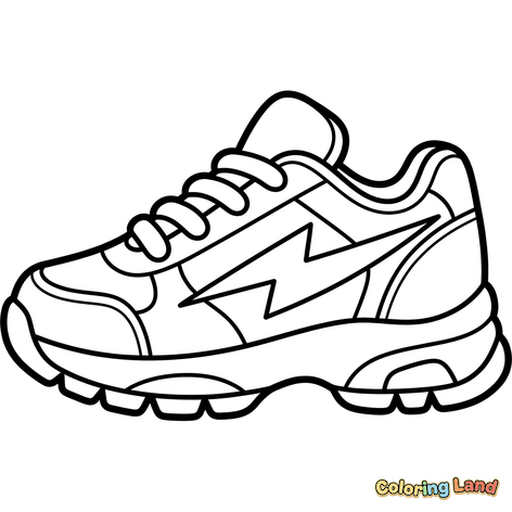 Zapatilla Deportiva Genial con Rayo