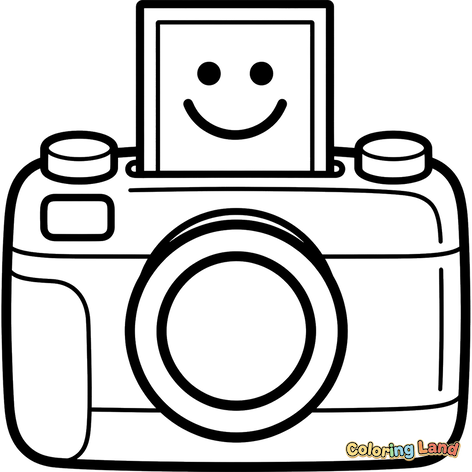 Cameră Instantanee cu Fotografie Veselă