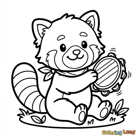 Panda Rosso Musicale