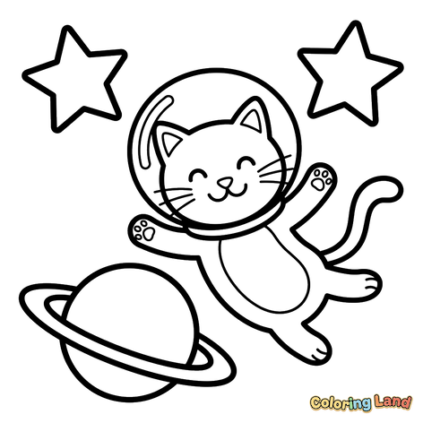 Kucing Astronaut di Luar Angkasa