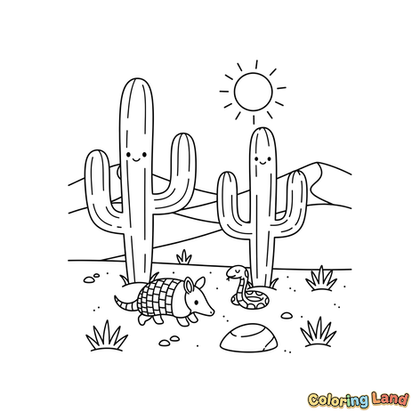 Kawaii Desert Friends