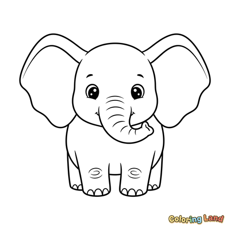 Elefante Bebê Feliz