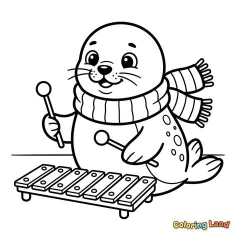 Foca Musical con Xilófono