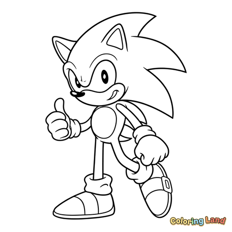 Sonic Ariciul cu Degetul Mare în Sus
