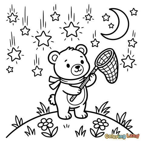 Little Bear Catching Stars