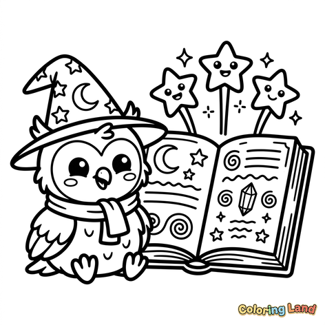 Magiczna Sowa i Księga Zaklęć