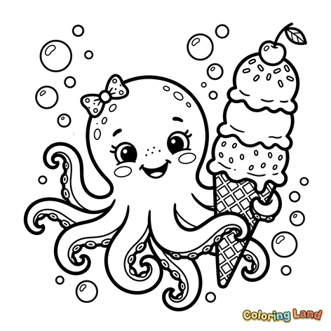 Mignon Poulpe avec Glace