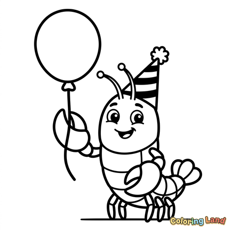 Homard de Fête avec Ballon