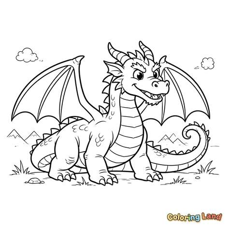 Schelmischer Bergdrache