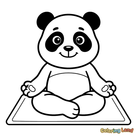 Zen Panda Yoga Meditatie