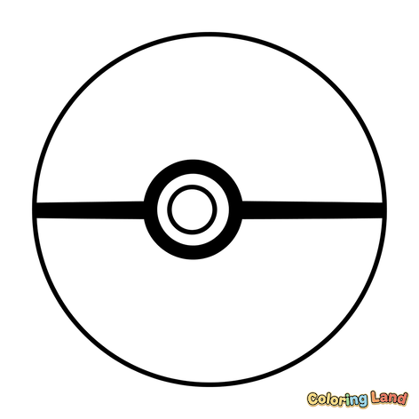 Contorno de Poké Bola