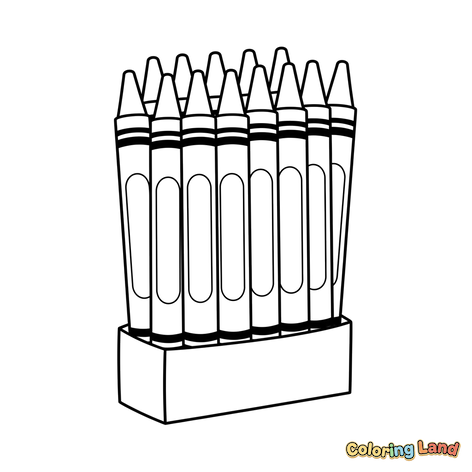 Boîte de Crayons de Couleur