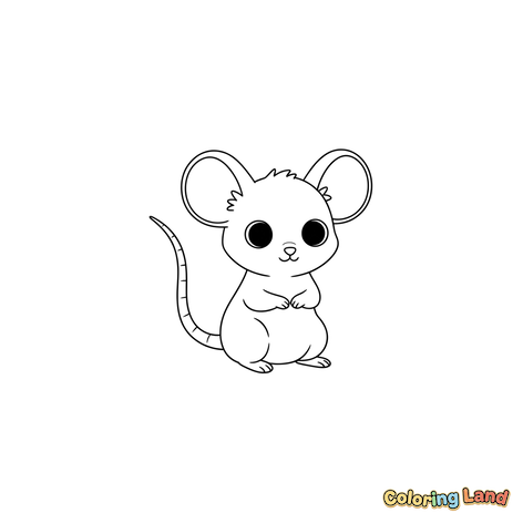 Karakter Tikus Kecil yang Lucu