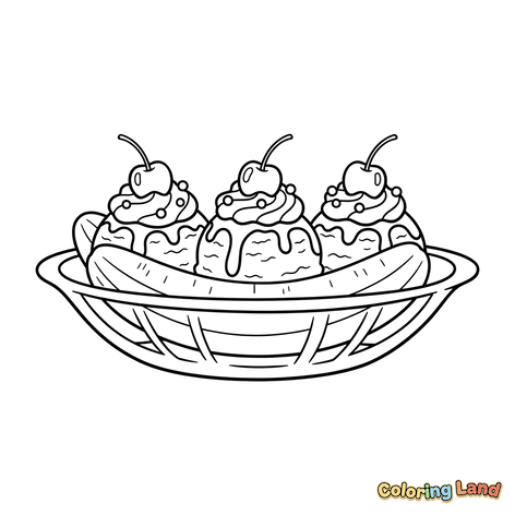 Classique Banana Split Sundae