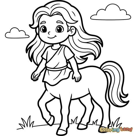 Lachende Jonge Centaur