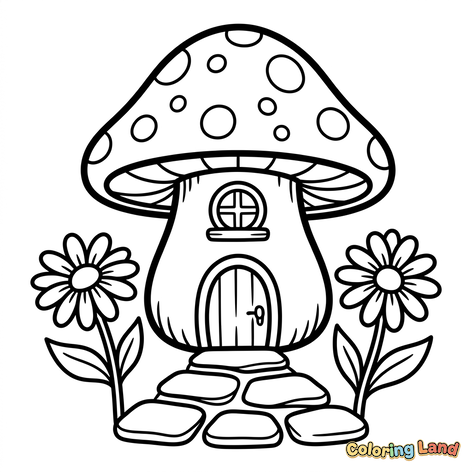 Acogedora Casa Hongo de Hadas