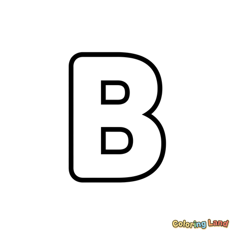 Lettre Bulle B