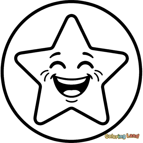 Emoji Bintang Tertawa