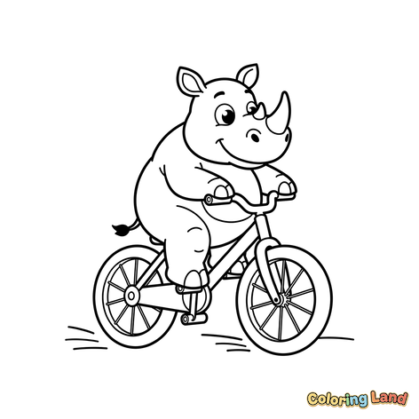 Rhinocéros Joyeux à Vélo