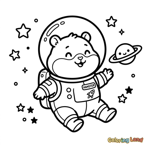 Hamster Astronaute dans l'Espace