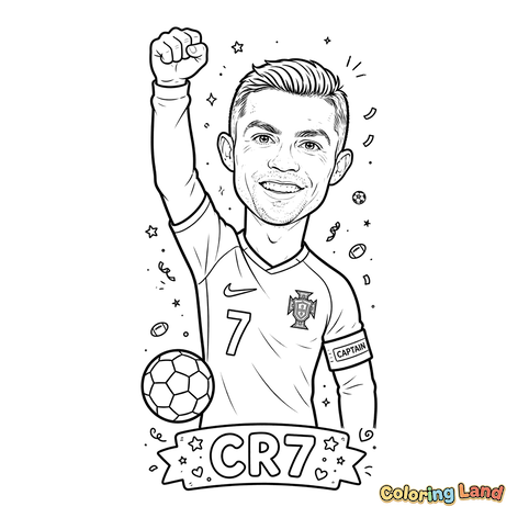 Celebración de Cristiano Ronaldo CR7