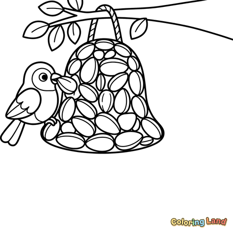 Burung Kecil di Tempat Makan