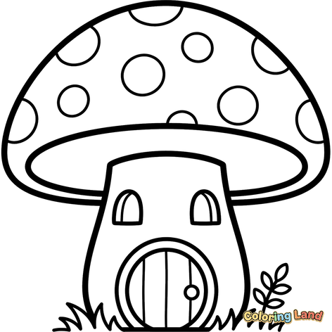 Uroczy Domek z Grzyba