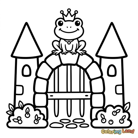 Pangeran Katak di Gerbang Kastil